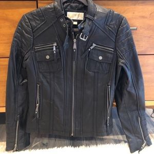 Leather Michael Kors Jacket